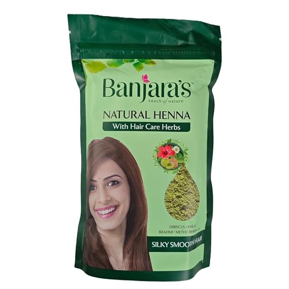 Banjara's natural henna with hair care herbs