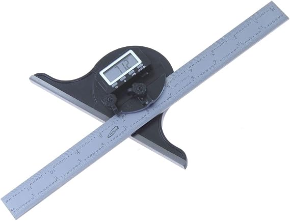 iGaging Digital Combination Protractor EZview Large LCD 12"