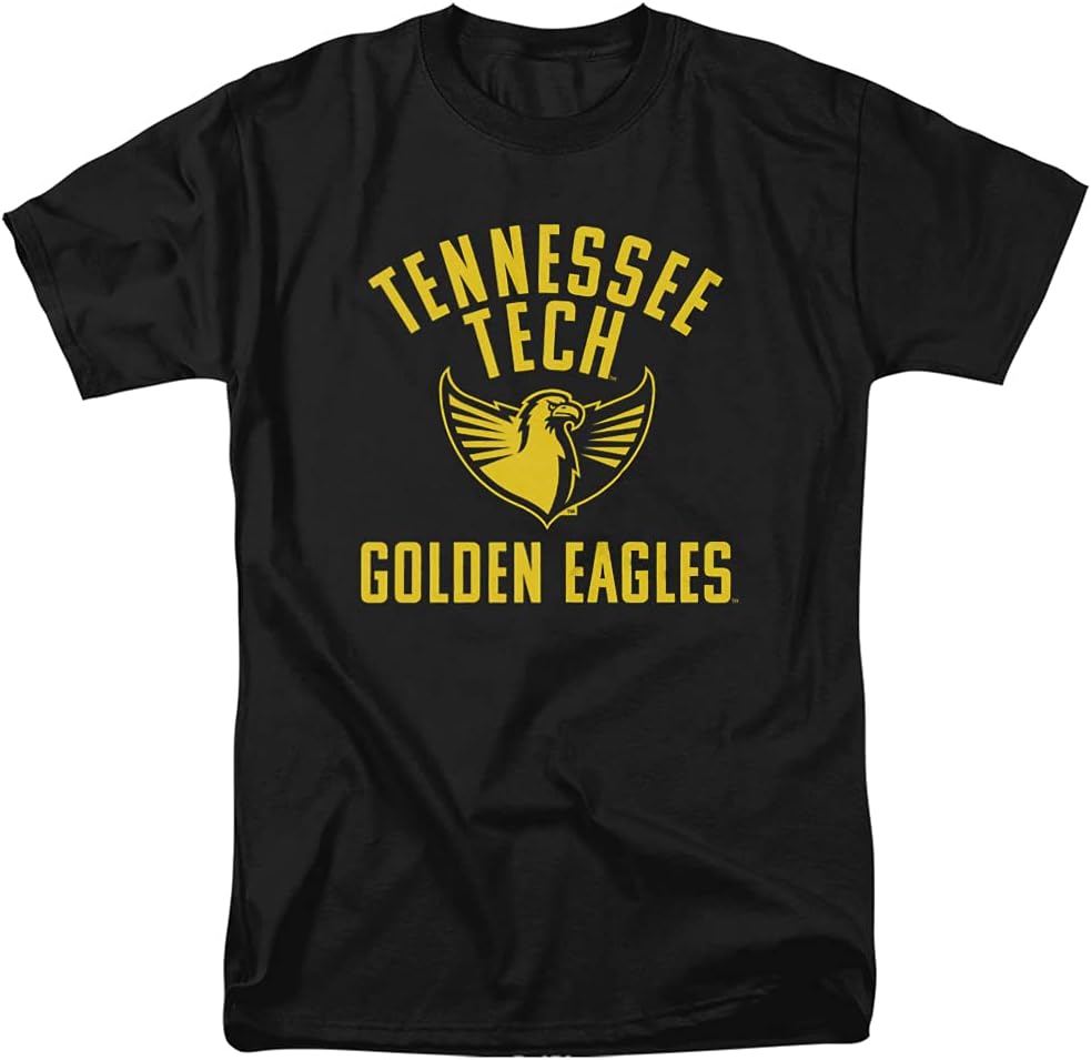 Tennessee Technological University Official One Color Tennessee Tech Golden Eagles Logo Unisex Adult T Shirt
