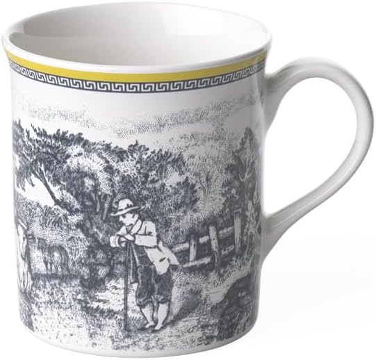 Villeroy & Boch Audun Ferme Coffee Mug, 300 ml, Height: 9.1 cm, Premium Porcelain, WhiteMulticolour