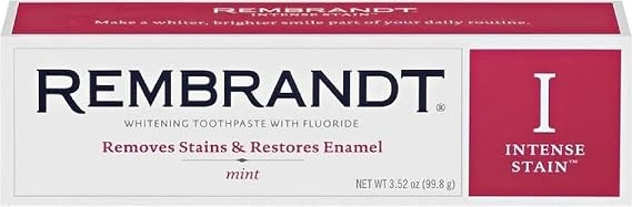 Rembrandt Intense Stain Toothpaste, Mint, 3 Ounce