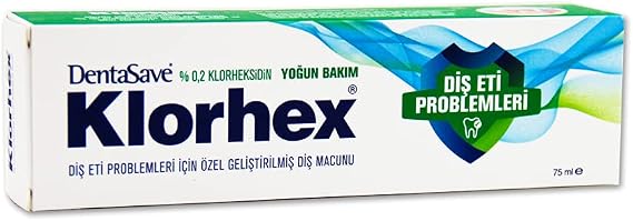 Dentasave Klorhex Toothpaste 75 Ml - 0.2% Intensive Care & Gum Problems