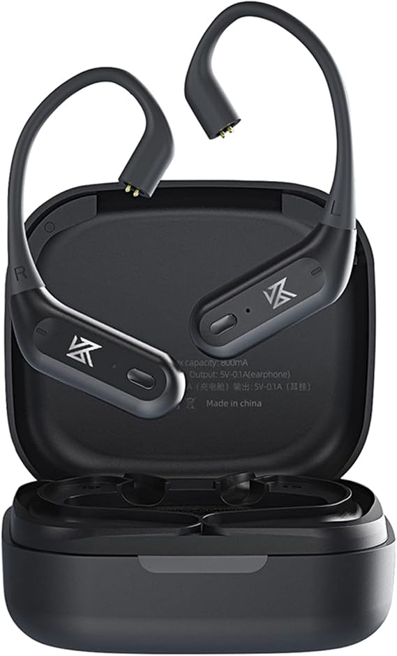 CCA KZ AZ09 PRO Bluetooth 5.2 Module IEM Bluetooth Adapter Waterproof Ear Hook Extra Long Battery Life Cable for KZ ZS10 PRO/ZSN Pro X/ZSN PRO/ZEX PRO/AS16 PRO/Zax/DQ6 Polaris/C12/CRA PRO(C pin)