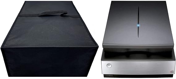 Wanty Black Antistatic Water-proof Dust-proof Nylon Fabric Printer Cover Case Protector for Perfection V700 / V750 / Epson Perfection V800 / V850 Pro Photo Scanner