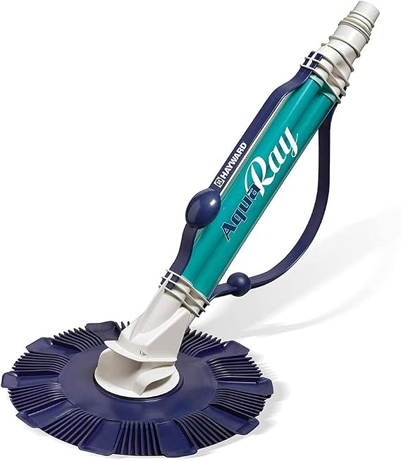 Hayward DV1000 Aqua Ray Flapper Disc Above Ground Suction Pool Cleaner for Swimming Pools up to 16 x 32 Ft. with 32 Ft. Hose (Automatic Pool Vacuum)