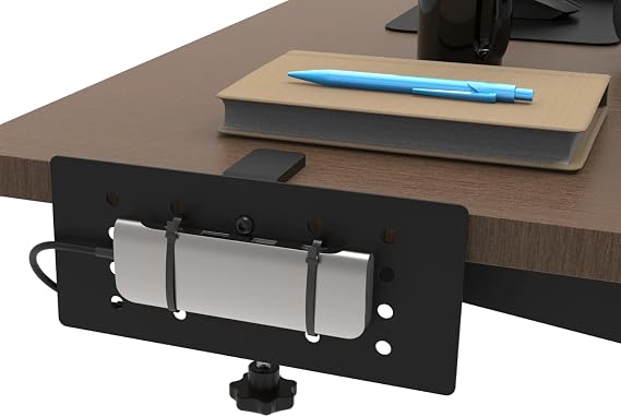 Docking Station Side-Mount Bracket Holder-Compatible with Dell/Thunderbolt Dock/Thinkpad USB C Docking Station