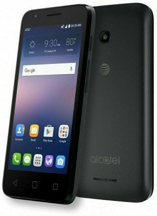 AT&T GoPhone Alcatel Ideal 4G LTE w/ 8GB Memory Prepaid Cell Phone Slate Blue