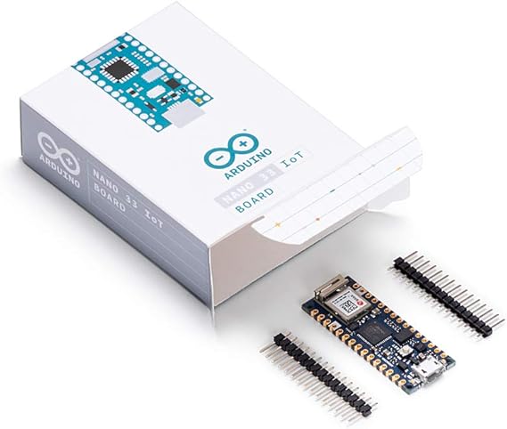 Arduino Nano 33 IoT [ABX00027] - 32-bit ARM Cortex-M0+, WiFi & Bluetooth, 256KB Flash, 32KB SRAM, Secure Element, 14 Digital I/O Pins, 6 Analog Inputs, Compatible with Arduino IDE for IoT Projects