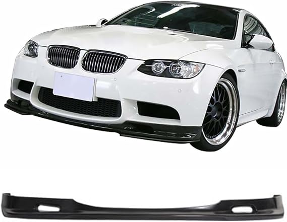 Fit 2008-2013 BMW E92 E93 M3 Front Bumper Lip Unpainted Black