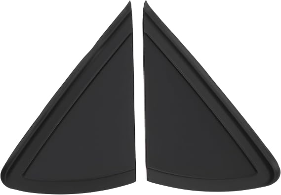 2Pcs Car Door Wing Mirror Trim Triangle Cover 6R0853274A 6R0853273A Compatible with Volkswagen Polo MK5 6R 2009-2022 (Left and Right)