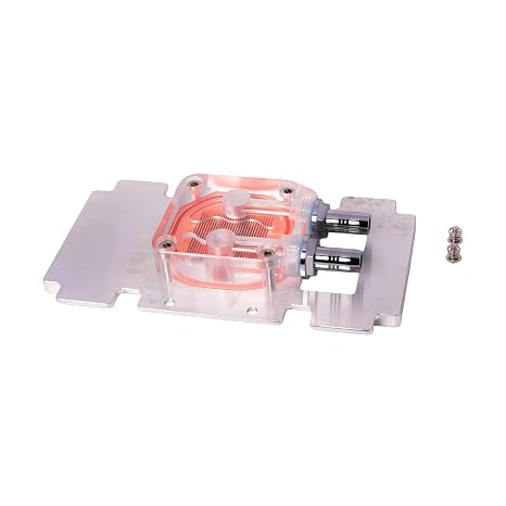 High Performances Water Cooling Block for V100 P100 A100 32G SXM2 GPU with Double Channel Coppers Base