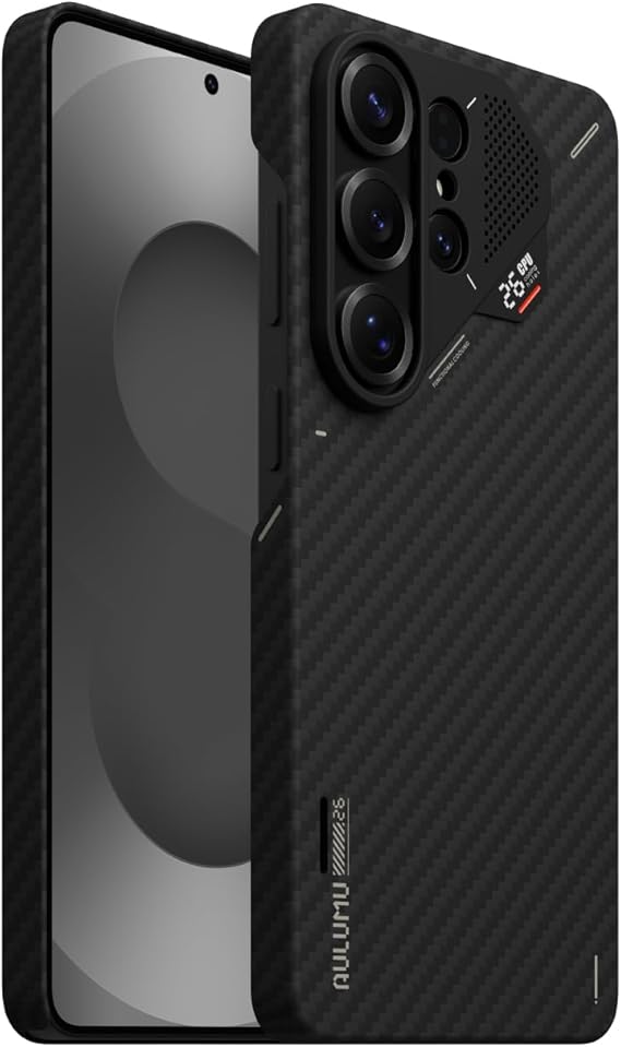 Aulumu S26 Ultra Galaxy Aramid Fiber Magnetic Case | 1500D Ultra Slim Woven | Compatible with MagSafe | Passive Cooling Samsung Galaxy S26 Ultra Case