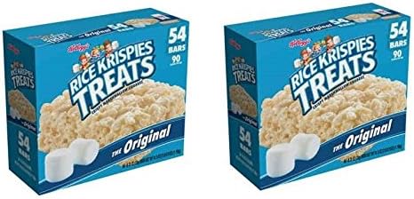 Rice Krispies Treats, Original Marshmallow, 2 Packages(54 Count Carton)
