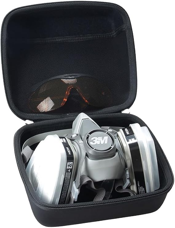 Anleo Hard Travel Case Fits 3M Half Facepiece Reusable Respirator