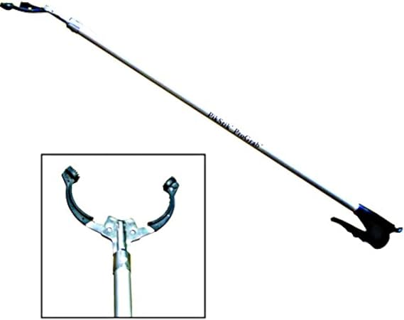 36" Prograb, 0.8 Pound with Durable and Rust-Proof Stainless Steel Double-Point Design, Ergonomic Handle and Protective Nylon Strap