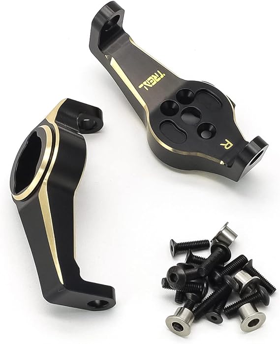 Treal Brass Caster Blocks Protal Drive C Hub Carrier Compatible with TRX-4/TRX-6 1:10 RC Car
