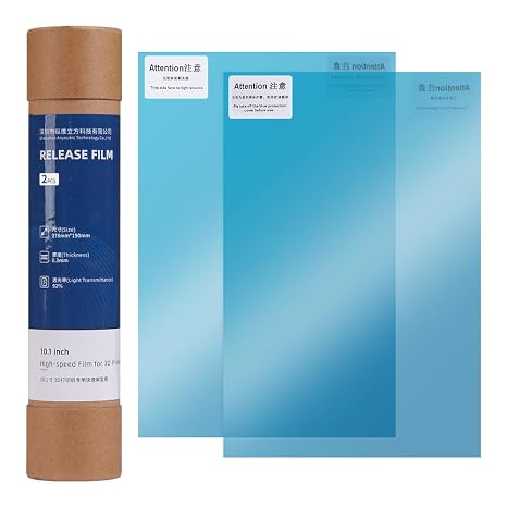 ANYCUBIC 10.1-inch ACF high-Speed Film, Suitable for Photon Mono M5s/M5s Pro/M7/M7 Pro, Suitable for Fast 12K 14K Resin 3D Printer, for Fast Printing Mode, 278x190 (mm), 2PCS