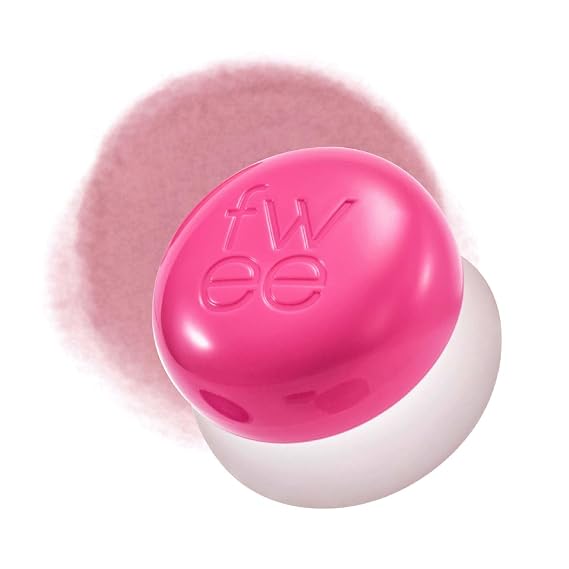 fwee Lip&Cheek Blurry Pudding Pot | Airbrushed Blush & Lip, Buildable & High Pigment, Long-lasting, Lightweight, Natural Soft Matte Finish, Satin Finish Blurring Blush - Baby (Soft Pink) | 0.17 oz