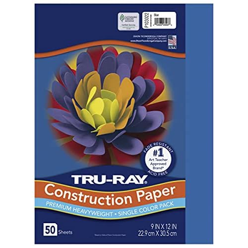 Tru-Ray Construction Paper 9x12 Blue