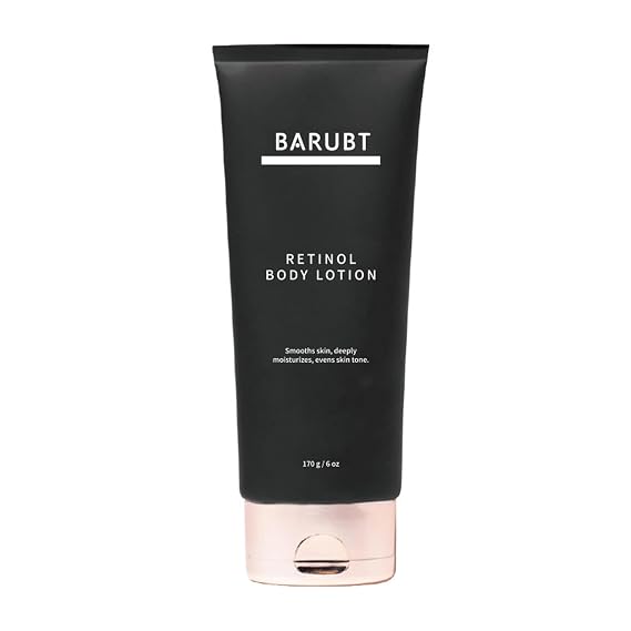 Retinol Body Lotion 170g - Firming Body Cream for Crepey Skin, Stretch Marks & Sun-Damaged Skin - Intensely Moisturizes Dry Skin on the Neck, Arms, Body