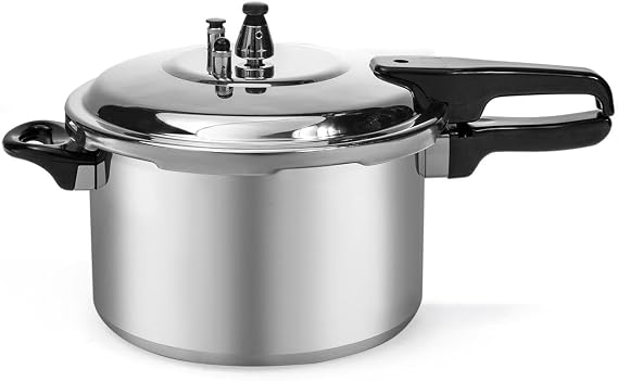 Barton 6.0 Quart Pressure Cooker Pot Release Valve Aluminum Canning Cooker Pressure Release Pot Stove Top Instant Fast Cooking Stovetop Pressure Canner Pot Gas Stoves, (5.67L)