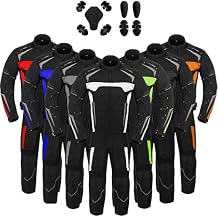 Mens Motorbike Suit Waterproof Cordura Jacket with Trouser Motorcycle Biker Protection CE Approved