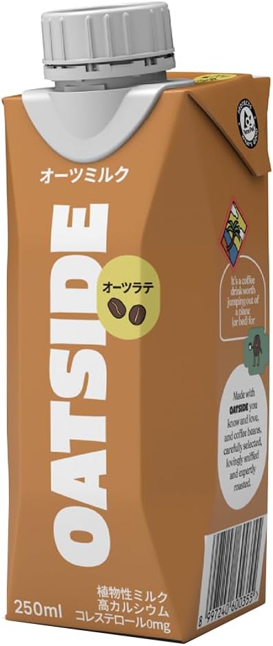 Oatside Oatside Oat Latte, 8.5 fl oz 250 ml x 48 Bottles