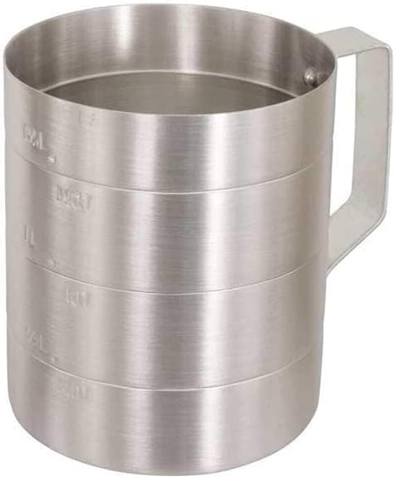 Crestware 2-Quart Aluminum Dry Measures