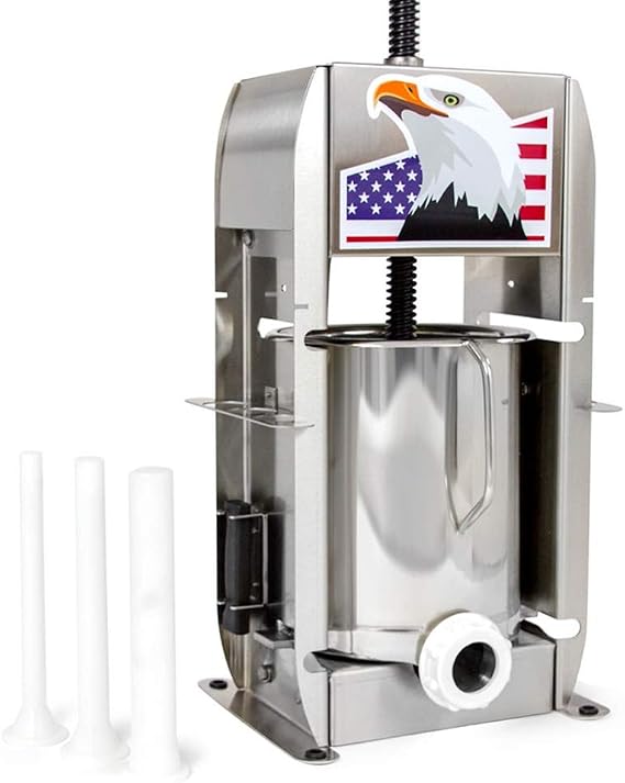 The Sausage Maker - 15 lbs Stainless Steel Sausage Stuffer