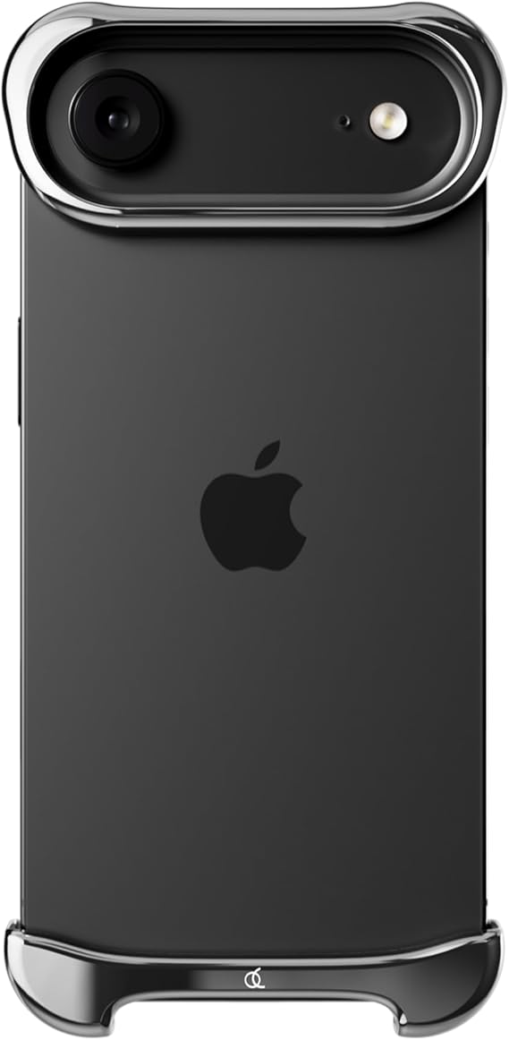 Arc Pulse Compatible with iPhone Air Phone Case (2025), Minimalist Protective Shock Absorption Aerospace Grade Aluminum Shells + Elastomer Inlays Easy Fit 6.5 inch