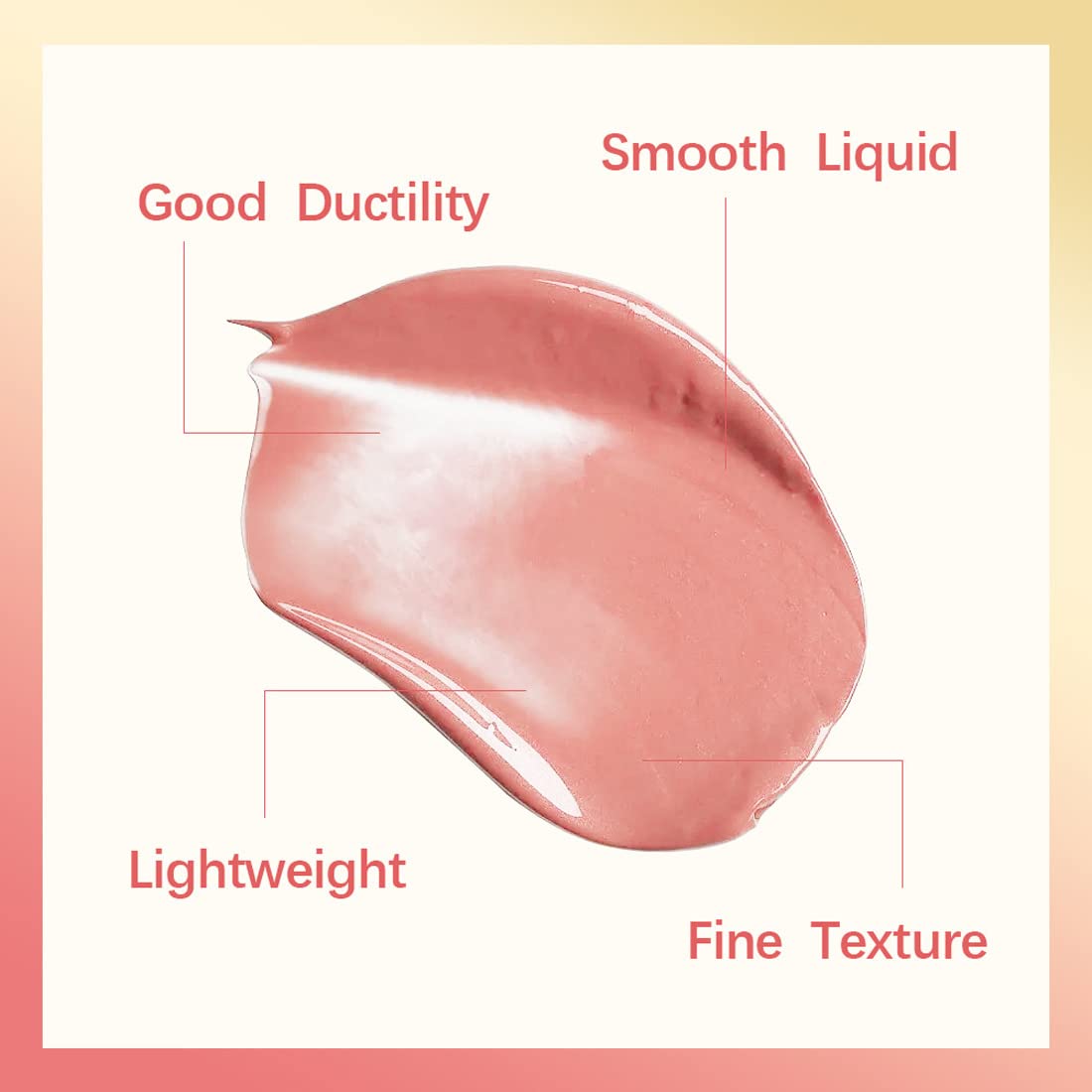 Velvet Liquid Blush, Mini Rare Beauty Blush, Soft Pinch Liquid Blush, Natural, Waterproof, Long-Lasting, Moisturizing, Easy To Blend