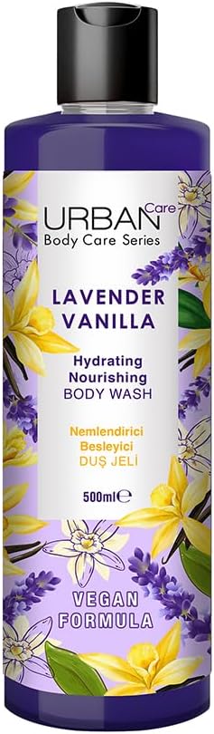 Urban Care Lavender & Vanilla Renewing and Moisturizing Nourishing Shower Gel, 500 ml