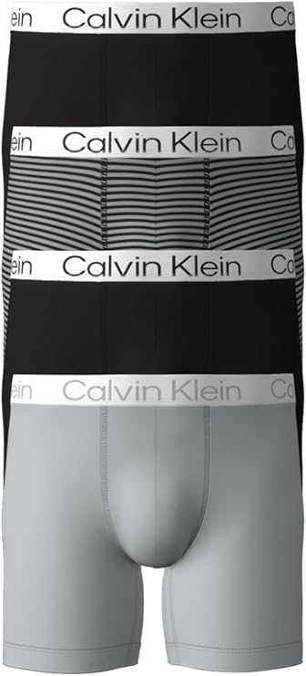 Calvin Klein Men`s Microfiber Boxer Briefs 4 Pack