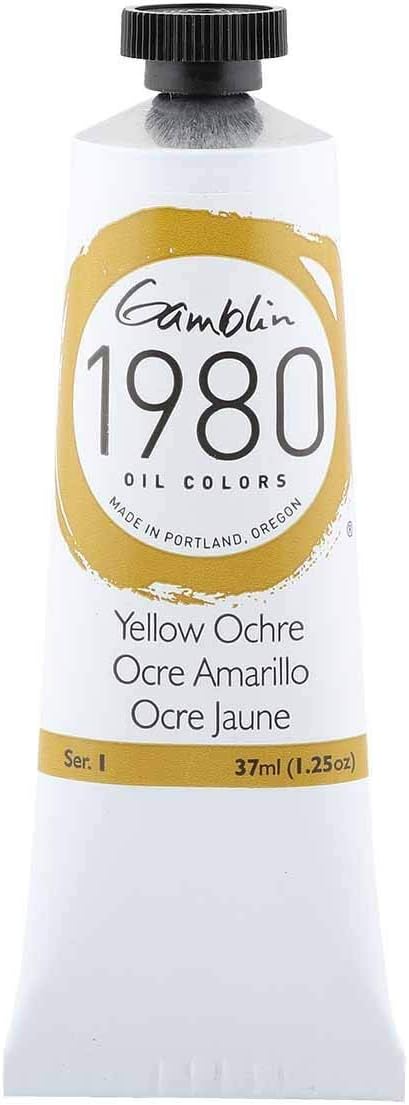 Gamblin 1980 Oil Yellow Ochre 37Ml