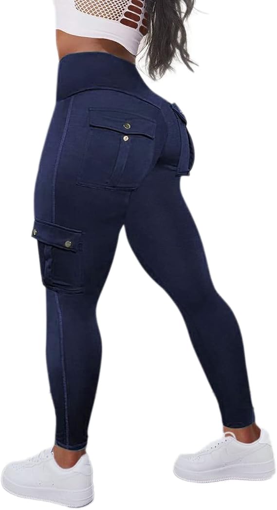 Flamingals Butt Lifting Leggings for Women High Waisted Workout Jeggings