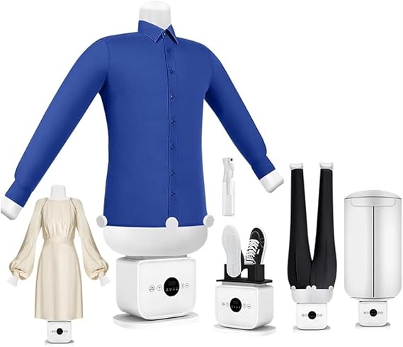 Automatic Ironing Machine for Home Vertical Steam Closet Clothes Portable Electric Dryer Inflatable Shirt Machine Steamer Inflatable – Machine, 8 Minutes Quick Ironed Dry Hands-Free Smart Ironing