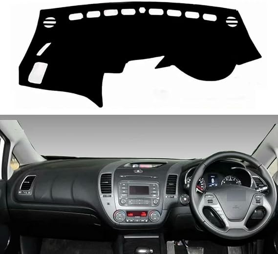 Car Dashboard Cover Sun Shade Avoid Light Mat Pad Dashboard Grip Mat Instrument Panel Carpe for KIA Forte K3 Cerato 2014 2015 2016 2017 2018 LHD