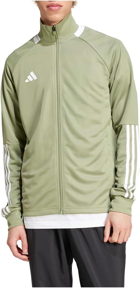 adidas Men's Sereno Cut 3-Stripes Slim Track Jacket