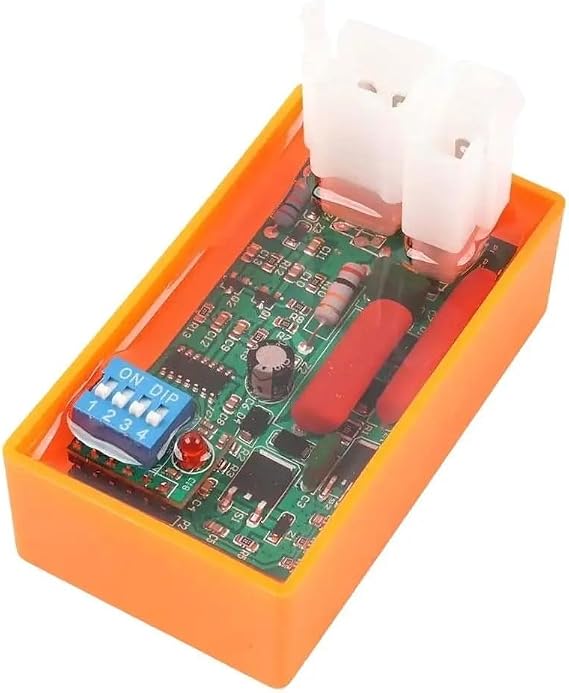 Motorcycl CDI Ignition Unit Box DIP Switch Speed CDI Programmable Ignition Module Motorcycle 6 Pin AC Box For CG125 CG150