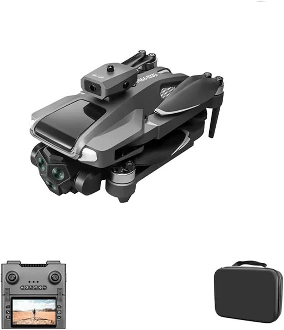 Dual Battery,M66 Max Drone 4,5" Screen Controller 4K Dual Camera Optical Flow Position Aircrafting Obstacle Avoidance Brushless Quadcopter