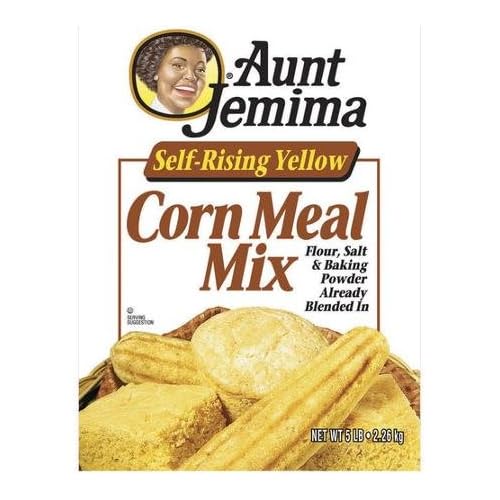 Aunt Jemima Self-Rising Yellow Corn Meal Mix 5 Lb Pack of 1