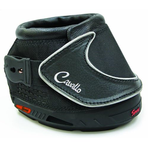 Cavallo Sport Slim Sole Hoof Boots Size 3 Black