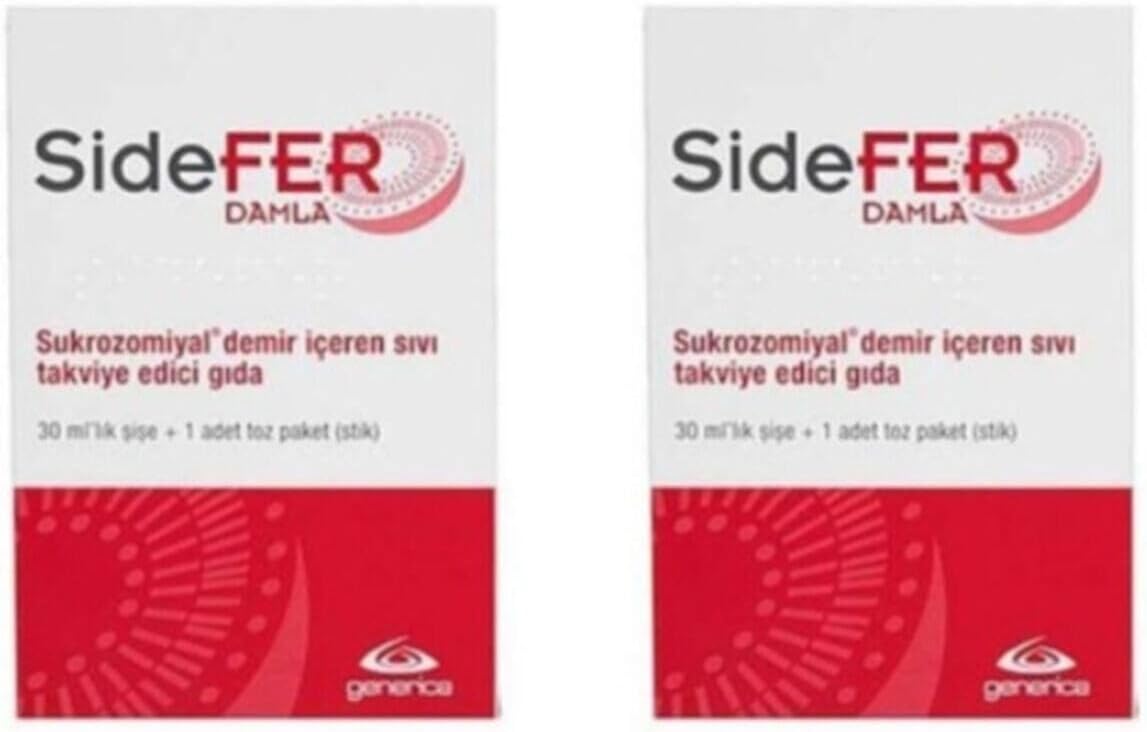 Sidefer Drop Supplement Food 30ml Bottle - 2 Pack 109231-2-2