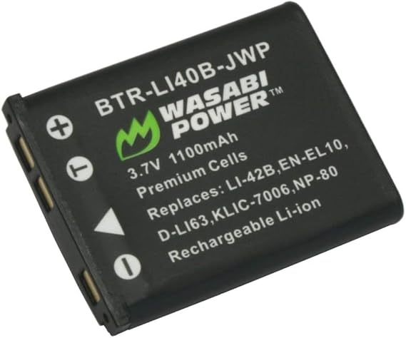 Wasabi Power Battery for Kodak KLIC-7006, LB-012 and Kodak PIXPRO FZ55, FZ53, Easyshare Touch, M200, M522, M530, M532, M550, M552, M575, M577, M580, M583, M750, M873, M883, M5350, M5370, MD30, Mini