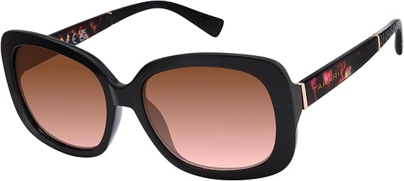 Tahari Ladies Plastic Oversized Rounded Frame with quilted earpiece