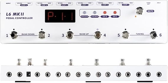 PCL6MKII, Six Sets Of Programmable Loop Switcher, Built-in Tuner Combined Single Block Effect