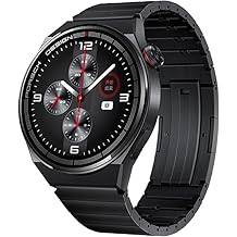 Titanium Alloy Strap,Compatible with Huawei Watch 5 Pro/GT 5 4/GT 4 Pro 3/GT 3 Pro Band 22mm No Gaps Quick Release Metal Bands for men