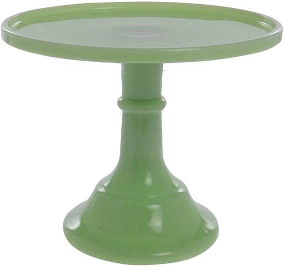 Mosser Glass Jade 9 Inch Cake Plate
