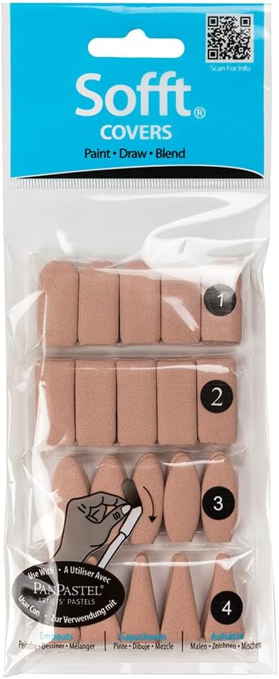 Sofft Artist Tools by GOLDEN, Covers - Mixed Pack (Refill Pack), Pack of 40