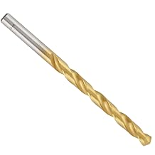 Letter Size I Titanium Coated Drill Bit, M2 High Speed Steel (HSS) 6542, Set for Metal Stainless Steel